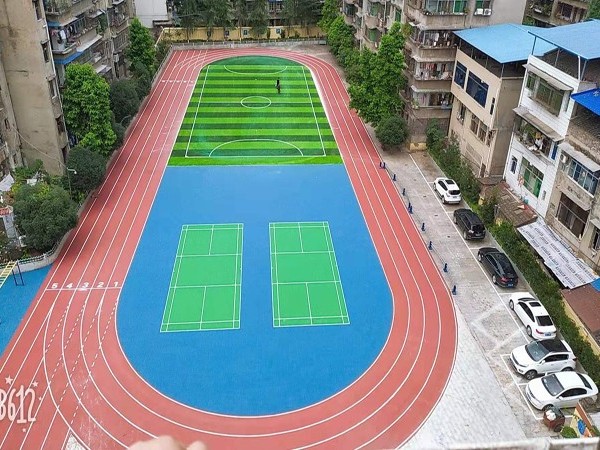 学校塑胶跑道材料