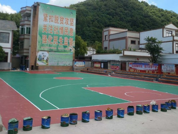 黑龙江硅pu篮球场