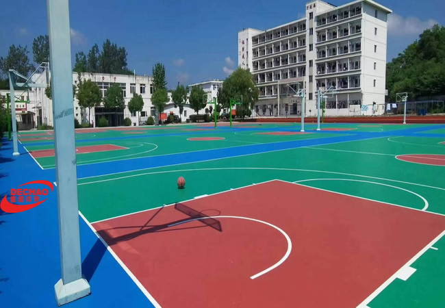 5mm硅PU篮球场
