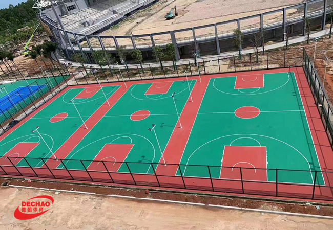 3mm硅PU篮球场