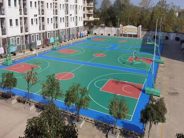 山西硅PU篮球场