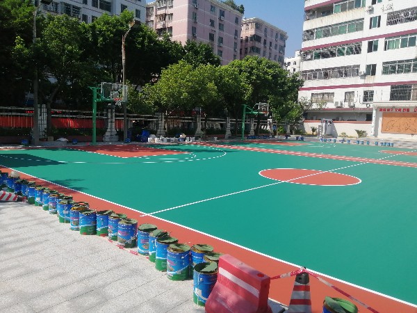 西藏硅pu球场材料