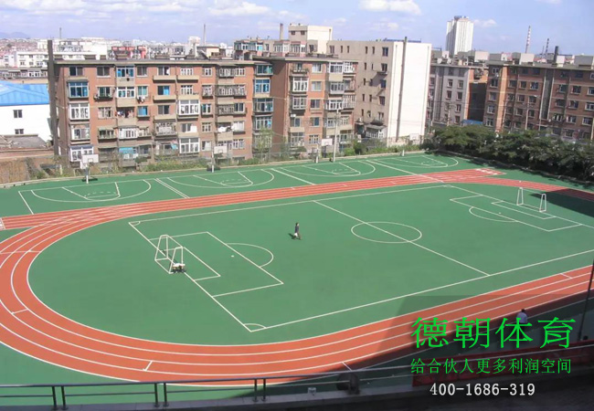上海做学校混合型塑胶跑道