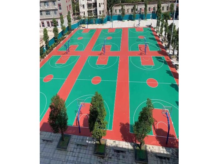 硅pu篮球场