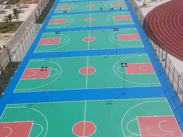 海南篮球场地面材料