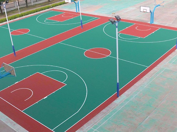 塑胶篮球场材料
