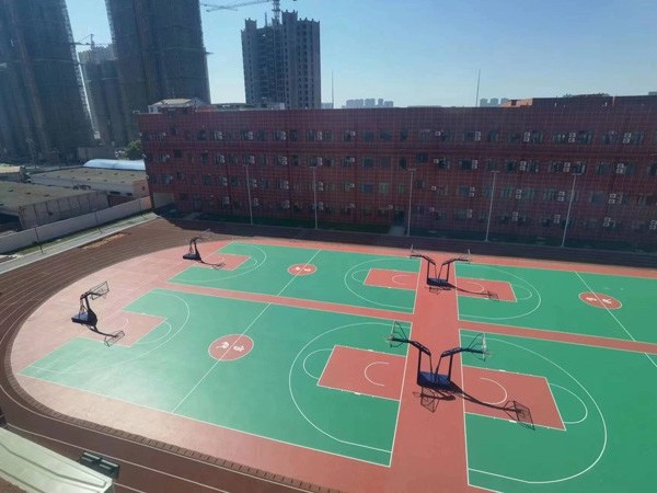 西藏篮球场地面材料
