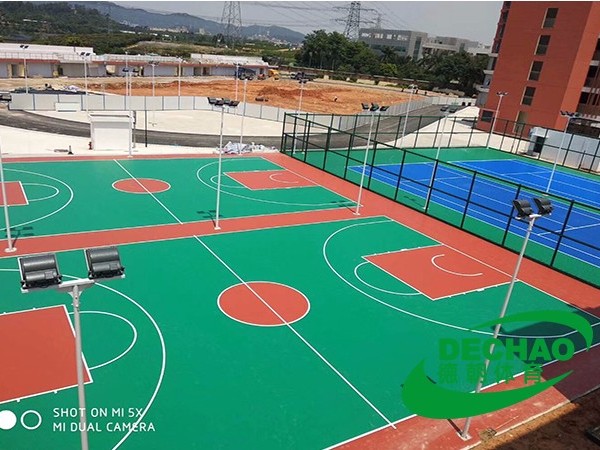硅PU球场材料