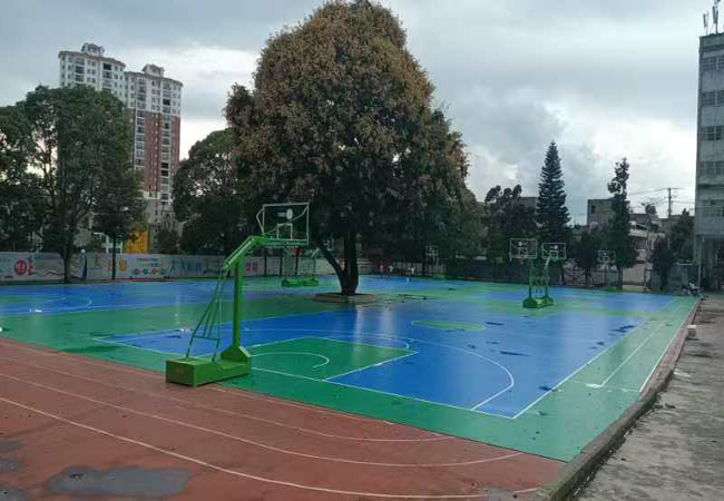 8mm硅PU球场