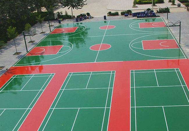 篮球场地面材料