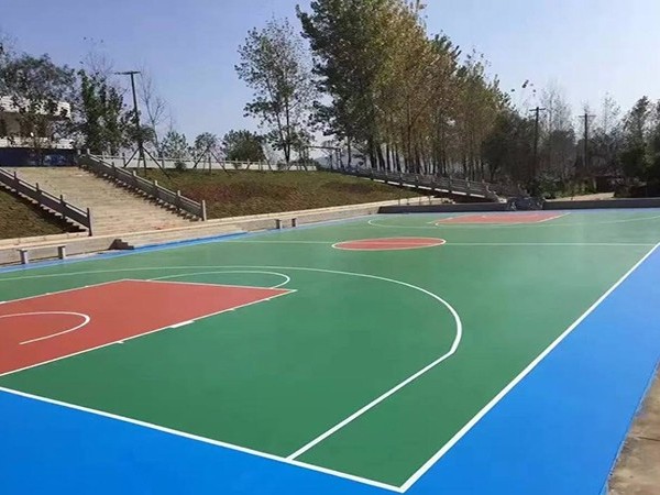 硅pu篮球场材料
