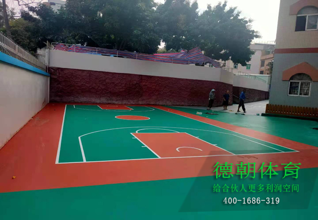 天津硅pu篮球场